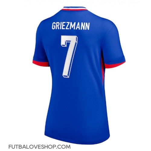 Dres Francúzsko Antoine Griezmann #7 Domáci pre Ženy ME 2024 Krátky Rukáv